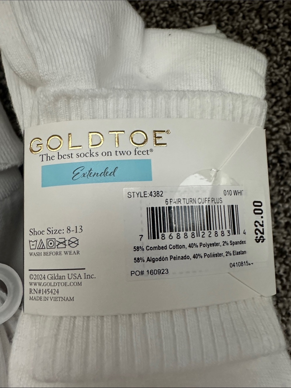 Women's GoldToe Casuals socks 6 pack - Picture 6 of 6